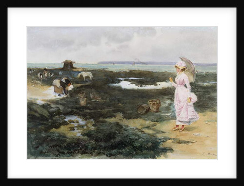 On the Beach by Ernest Ange Duez