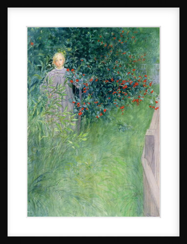 In the Hawthorn Hedge by Carl Larsson
