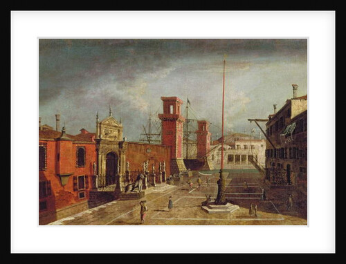 The Arsenale, Venice by Michele Marieschi