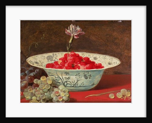 Strawberries with a Carnation by Frans Snyders or Snijders