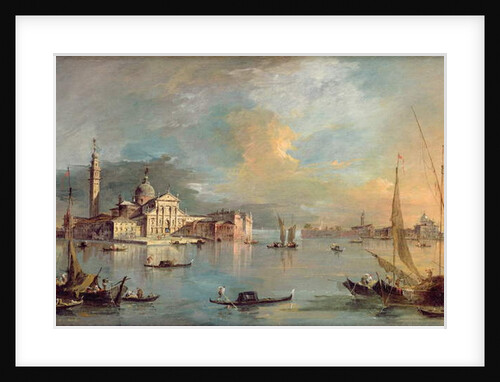 San Giorgio Maggiore, Venice, with the Giudecca and Zitelle by Francesco Guardi