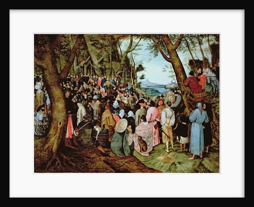 St.John the Baptist preaching in the wilderness by Pieter the Younger Brueghel