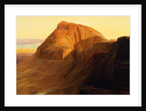 Masada or Sebbeh on the Dead Sea, 1858 by Edward Lear