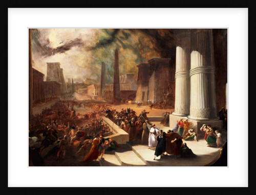 One of the Seven Plagues of Egypt by John (attr. to) Martin