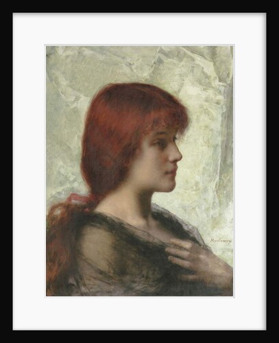 An Auburn Beauty by Alexei Alexevich Harlamoff