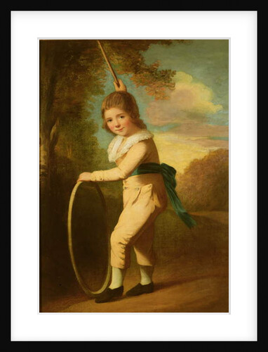 Portrait of Master William Morgan with a hoop and stick by John Hoppner