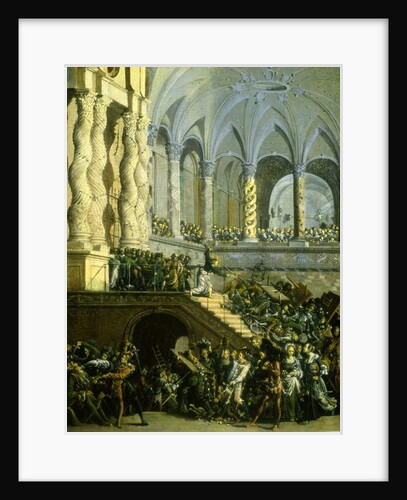Christ Driving the Money Lenders from the Temple by Francois de Nome