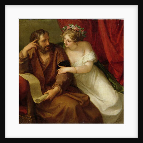 Phryne Seducing the Philosopher Xenokrates, 1794 by Angelica Kauffman