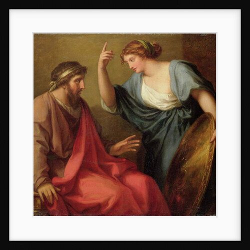 Egeria Handing Numa Pompilius His Shield, 1794 by Angelica Kauffman