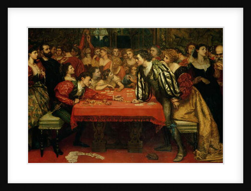 A Venetian Gaming-House in the Sixteenth Century by Valentine Cameron Prinsep