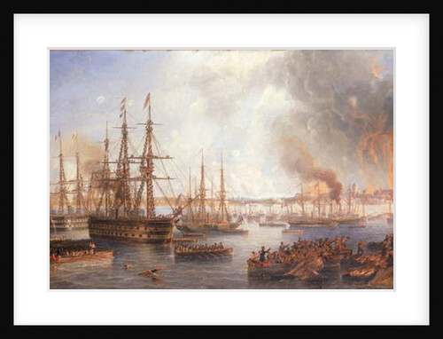 The Bombardment of Sveaborg, 5th August 1855, 1856 by John Wilson Carmichael
