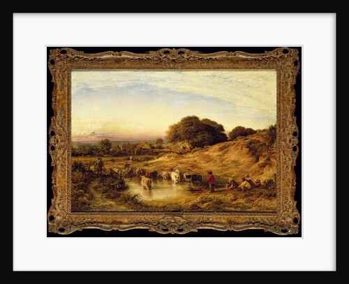Sunset, 1860 by John Linnell