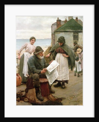 When the Boats are Away, 1903 by Walter Langley