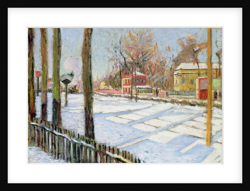 The Snow, Bois, 1886 by Paul Signac