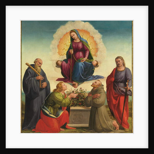 Madonna delle Cintola with Saints Benedict, Thomas, Francis and Julian by Francesco Granacci