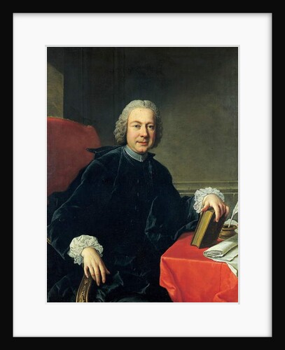 Portrait of Pietro Metastasio dressed in a cassock by Martin van II Mytens
