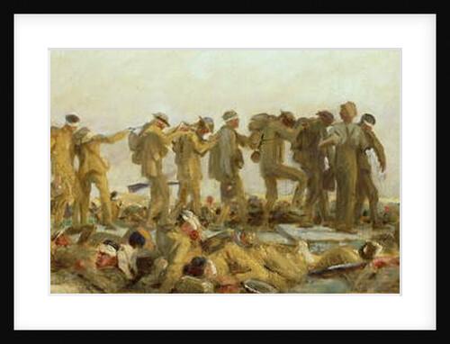 Gassed, an oil study, 1918-19 by John Singer Sargent