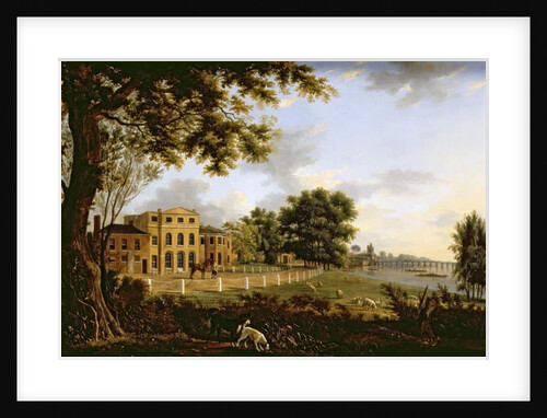 View of Chelsea Farm with the Thames and Battersea Bridge, 1790 by Hendrik Frans de Cort