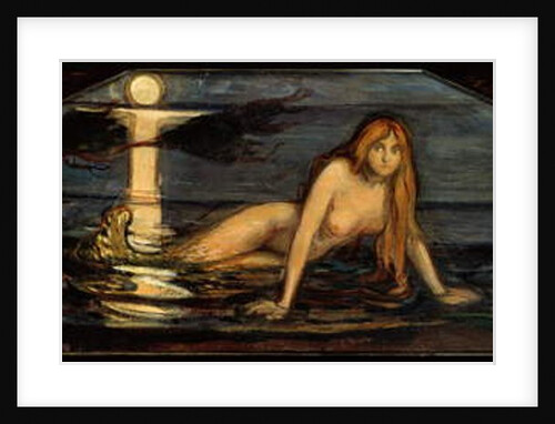 Mermaid, 1896 by Edvard Munch