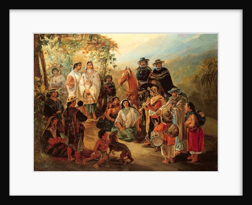 Regional Costumes, 1850 by Johann Moritz Rugendas