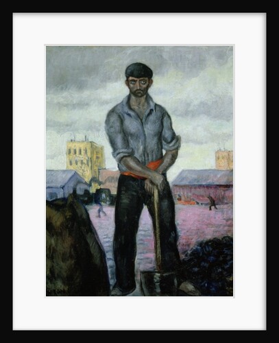 Coal Miner at the Port, 1930 by Valentin Thibon de Libian