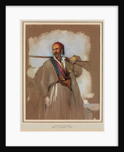 A Suliote Warrior by John Frederick Lewis