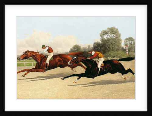 The Great ,000 Match - Entering the Last Furlong by Henry Stull
