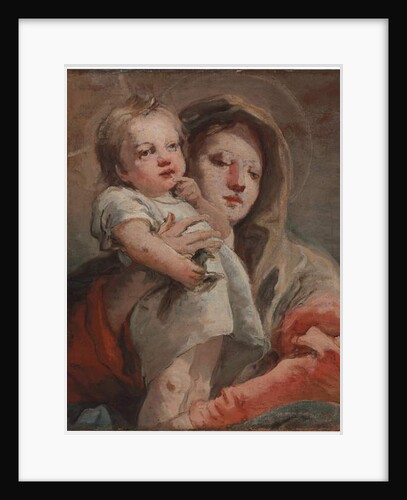 The Madonna and Child with a goldfinch by Giandomenico Tiepolo