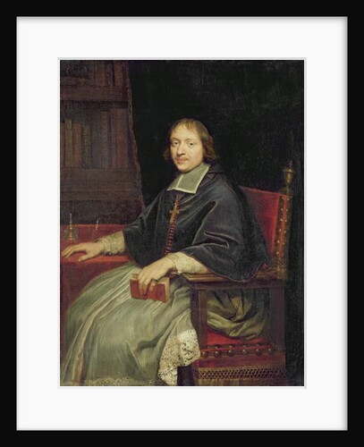 Portrait of a Cleric, said to be Jean Francois Paul de Gondi by Pierre Mignard