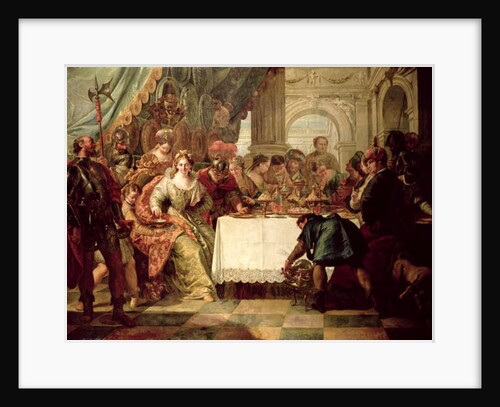 The Banquet of Cleopatra by Francesco Fontebasso