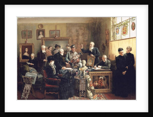 The Estate Auction, 1903 by Carl Johann Spielter