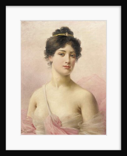 A Young Beauty by Jules Frederic Ballavoine