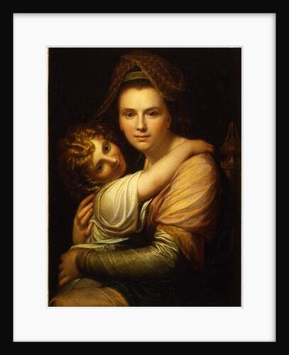 Portrait of the artist's wife and daughter by Richard Cosway