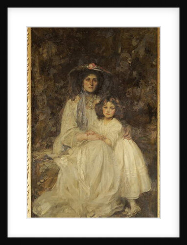 Lady Dickson-Poynder and her Daughter Joan, c.1905 by James Jebusa Shannon