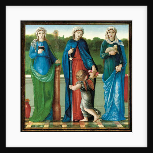 St. Barabara, St. Dorothy and St. Agnes by Edward Coley Burne-Jones