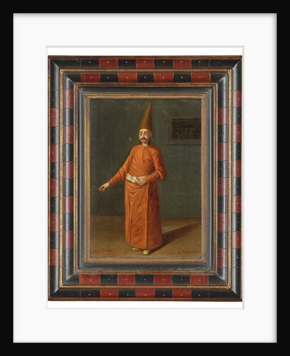 An Ottoman hatchet-bearer, late 17th - early 18th century by Jean Baptiste (circle of) Vanmour