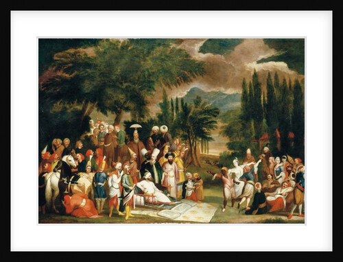 The hunting party of Sultan Ahmed III by Jean Baptiste Vanmour