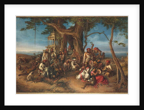 The Thugs of India: Halt at the Shrine of Ganesh by August Theodor Schoefft