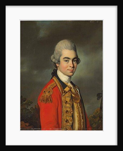 Portrait of Lieutenant General Sir James Duff, half-length, in military uniform, 1771 by John Russell