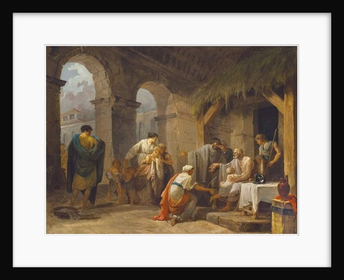 Belisaire Receiving the Hospitality of a Farmer who has Worked Under His Orders, 1787 by Hubert Robert