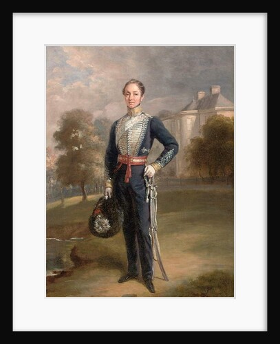 Portrait of Lieutenant George Ramsay of Lixmont, 1838 by Charles Achille D'Hardiviller