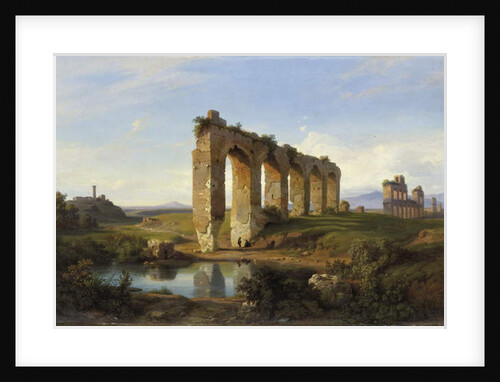 L'Acquedotto Claudio, 1850 by Franz Jnr Knebel