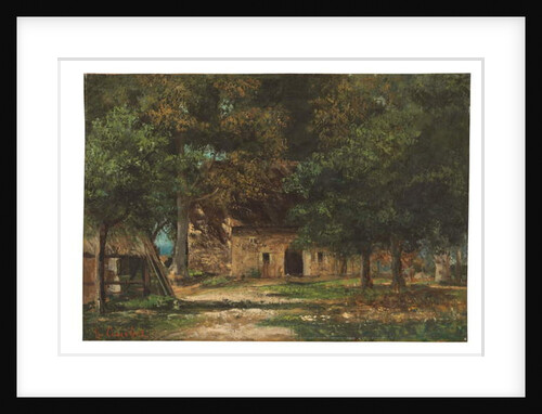 Le jardin de la Mère Toutain à Honfleur, c.1859-61 by Gustave Courbet
