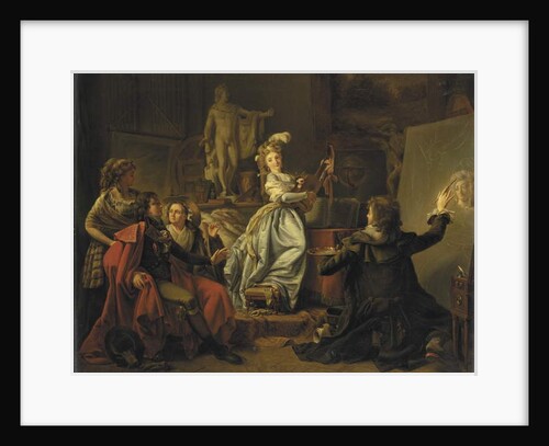 In the Artist's Studio, c.1792-95 by Michel Garnier