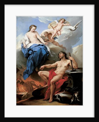 Venus requesting Vulcan to make arms for Aeneas by Carle van Loo