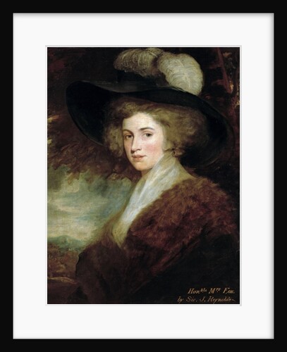 Portrait of Mrs. Charles James Fox, 1784-9 by Joshua Reynolds