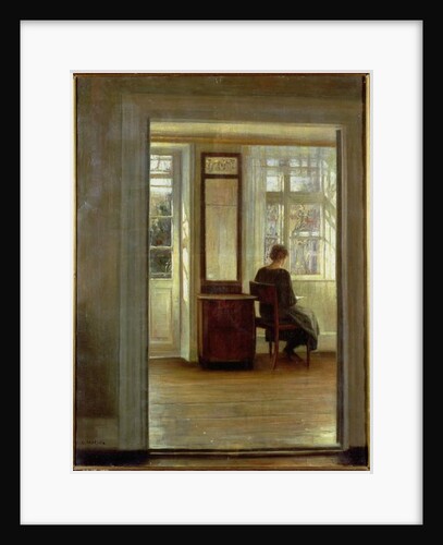A Lady in an Interior by Carl Holsoe