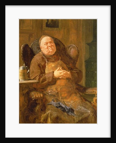 A Quiet Smoke, 1895 by Eduard von Grutzner