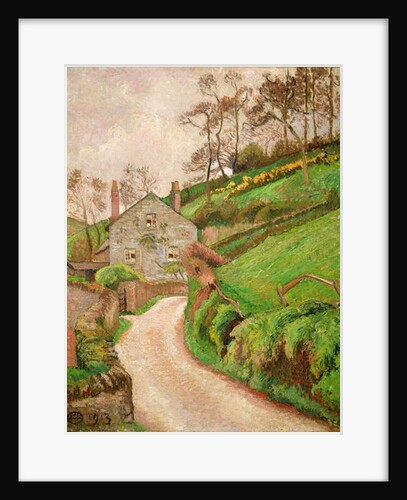 The Gamekeeper's House, or The Gardener's Cottage, 1913 by Lucien Pissarro