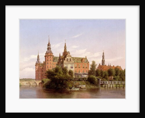 Frederiksborg Castle, Denmark, 1848 by Ferdinand Richardt